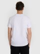 mini: Męski t-shirt z nadrukiem 4F 4FWAW25TTSHM3132 - biały (6)