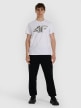 mini: Męski t-shirt z nadrukiem 4F 4FWAW25TTSHM3132 - biały (5)