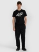 mini: Męski t-shirt z nadrukiem 4F 4FWAW25TTSHM3132 - czarny (2)