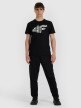 mini: Męski t-shirt z nadrukiem 4F 4FWAW25TTSHM3132 - czarny (5)