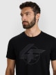 mini: Męski t-shirt z nadrukiem 4F 4FWAW25TTSHM3133 - czarny (3)
