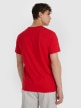 mini: Męski t-shirt z nadrukiem 4F 4FWAW25TTSHM3133 - czerwony (6)