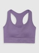 mini: Damski biustonosz treningowy 4F 4FWAW25USBAF176 - fioletowy (9)