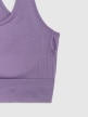 mini: Damski biustonosz treningowy 4F 4FWAW25USBAF176 - fioletowy (11)