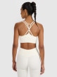 mini: Damski biustonosz treningowy 4F 4FWAW25USBAF218 - beżowy (5)