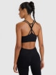 mini: Damski biustonosz treningowy 4F 4FWAW25USBAF218 - czarny (6)