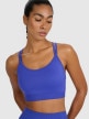 mini: Damski biustonosz treningowy 4F 4FWAW25USBAF218 - niebieski (3)