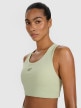 mini: Damski biustonosz treningowy 4F 4FWAW25USBAF225 - zielony (3)