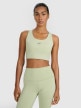  4F Damski biustonosz treningowy 4F 4FWAW25USBAF225  zielony Zielony