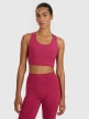  4F Damski biustonosz treningowy 4F 4FWAW25USBAF225  czerwony Czerwony
