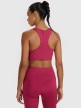 mini: Damski biustonosz treningowy 4F 4FWAW25USBAF225 - czerwony (5)