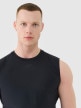 mini: Meski top tank treningowy 4F 4FWMM00TFSLM0765 - czarny (4)