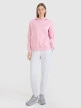 mini: Damska bluza dresowa nierozpinana z kapturem 4F 4FWMM00TSWSF1764 - różowa (4)