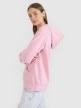 mini: Damska bluza dresowa nierozpinana z kapturem 4F 4FWMM00TSWSF1764 - różowa (3)