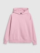 mini: Damska bluza dresowa nierozpinana z kapturem 4F 4FWMM00TSWSF1764 - różowa (7)