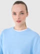 mini: Damska bluza dresowa nierozpinana bez kaptura 4F 4FWMM00TSWSF1765 - niebieska (4)