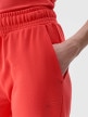 mini: Damskie spodnie dresowe joggery 4F 4FWMM00TTROF1138 - czerwone (4)