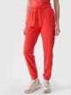 mini: Damskie spodnie dresowe joggery 4F 4FWMM00TTROF1138 - czerwone (5)