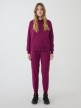 mini: Damskie spodnie dresowe joggery 4F 4FWMM00TTROF1386 - fioletowe (6)