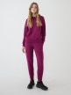 mini: Damskie spodnie dresowe joggery 4F 4FWMM00TTROF1386 - fioletowe (8)