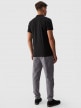 mini: Męskie spodnie casual joggery 4F 4FWMM00TTROM0944 - szary (3)