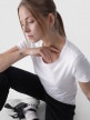 mini: Damski t-shirt z nadrukiem 4F 4FWMM00TTSHF1846 - biały (4)