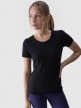 mini: Damski t-shirt z nadrukiem 4F 4FWMM00TTSHF1846 - czarny (1)
