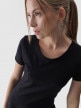 mini: Damski t-shirt z nadrukiem 4F 4FWMM00TTSHF1846 - czarny (2)