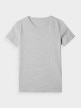 mini: Damski t-shirt basic 4F 4FWMM00TTSHF2255 - szary (4)