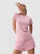  4F Damski tshirt basic 4F 4FWMM00TTSHF2255  różowy Różowy