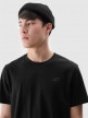 mini: Męski t-shirt basic 4F 4FWMM00TTSHM2256 - czarny (4)