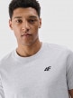 mini: Męski t-shirt basic 4F 4FWMM00TTSHM2256 - szary (2)