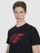 mini: Męski t-shirt z nadrukiem 4F 4FWMM00TTSHM2257 - czarny (4)