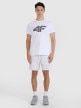 mini: Męski t-shirt z nadrukiem 4F 4FWMM00TTSHM2658 - biały (5)