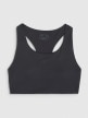 mini: Damski biustonosz treningowy 4F 4FWMM00USBAF213 - czarny (6)