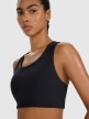 mini: Damski biustonosz treningowy 4F 4FWMM00USBAF213 - czarny (4)