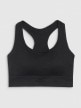 mini: Damski biustonosz treningowy 4F 4FWMM00USBAF214 - czarny (6)