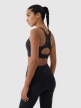 mini: Damski biustonosz treningowy 4F 4FWMM00USBAF216 - czarny (4)