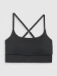 mini: Damski biustonosz treningowy 4F 4FWMM00USBAF217 - czarny (7)