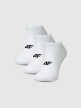  4F Męskie skarpetki (3pack) 4F 4FWMM00USOCM442  białe Biały