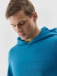 mini: Męska bluza nierozpinana z kapturem 4F 4FWSS24TSWSM0948 - niebieska (4)