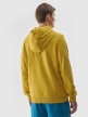 mini: Męska bluza nierozpinana z kapturem 4F 4FWSS24TSWSM0948 - żółta (3)