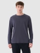 mini: Męski longsleeve trekkingowy 4F 4FWSS25TFLOM330 - granatowy (1)