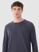 mini: Męski longsleeve trekkingowy 4F 4FWSS25TFLOM330 - granatowy (2)