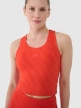 mini: Damski top treningowy 4F 4FWSS25TFSLF413 - czerwony (2)