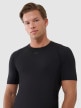 mini: Męska koszulka treningowa 4F 4FWSS25TFTSM1218 - czarna (2)