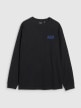 mini: Męski longsleeve oversize 4F 4FWSS25TLONM390 - czarny (6)