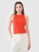 mini: Damski top basic 4F 4FWSS25TSLEF119 - czerwony (1)