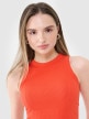 mini: Damski top basic 4F 4FWSS25TSLEF119 - czerwony (4)