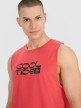 mini: Męski top z nadrukiem 4F 4FWSS25TSLEM123 - czerwony (3)
